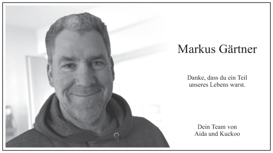 Traueranzeige von Markus Gärtner von Bietigheimer Zeitung
